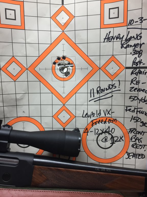 Henry LR 308 Fixed, Zeroed Range Trip Oc t4 2018 003.JPG