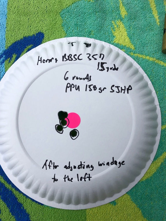 This target was after adjusting the windage to the left.