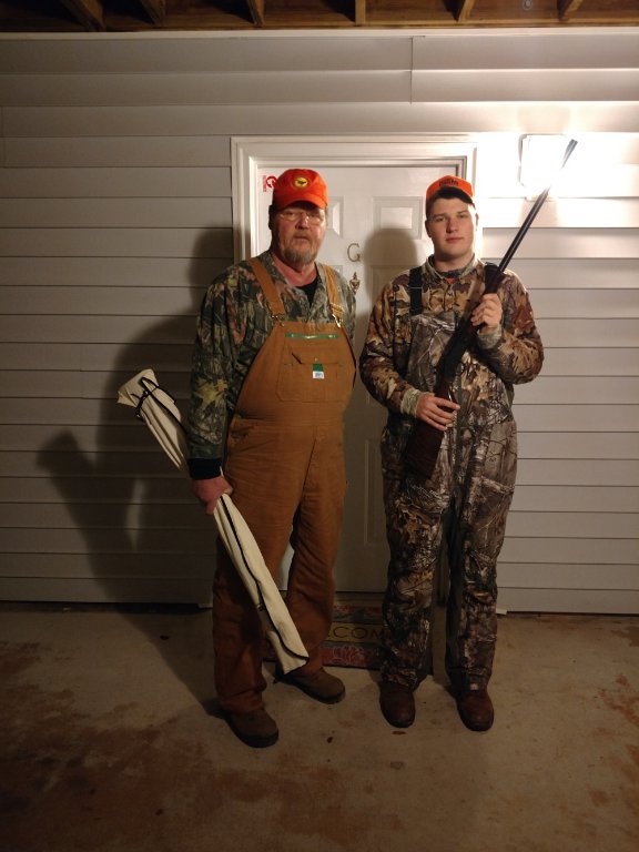 My son and I on annual trip.