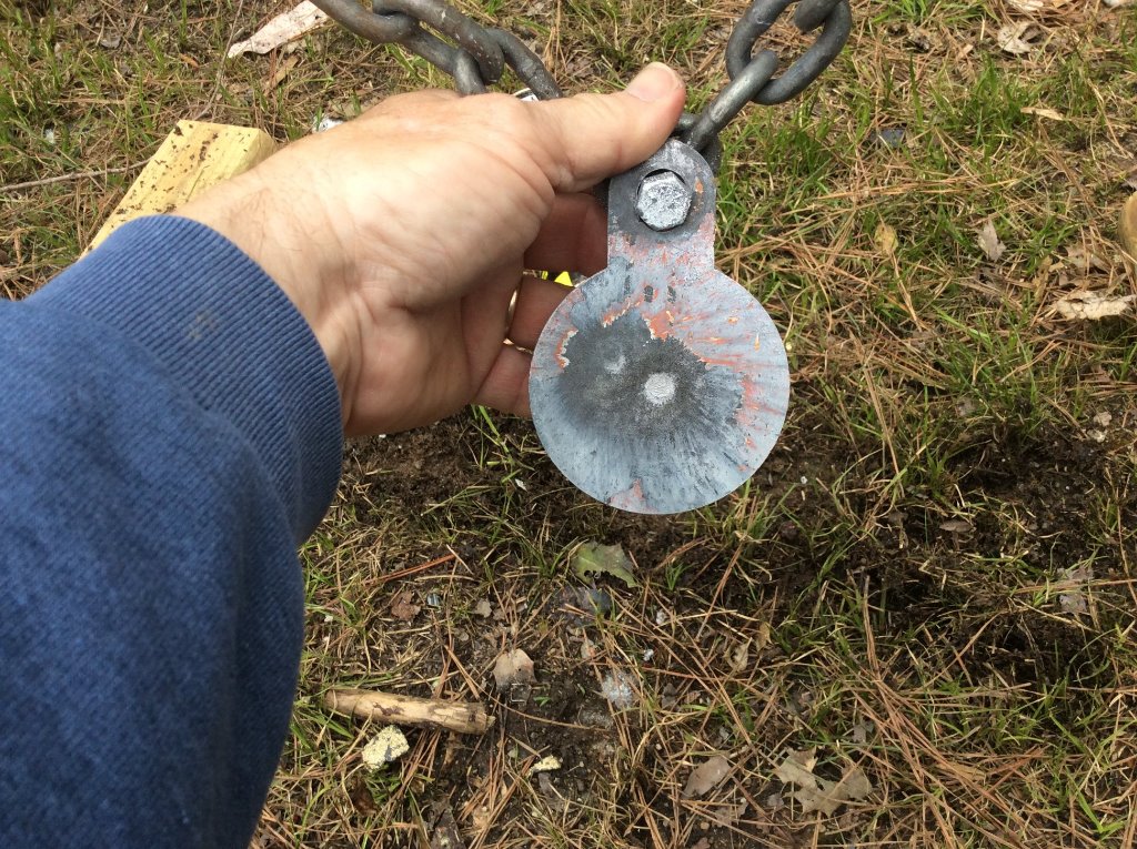 2 hits on 3 inch steel 240 MB 9.5 unique GR sight.jpg