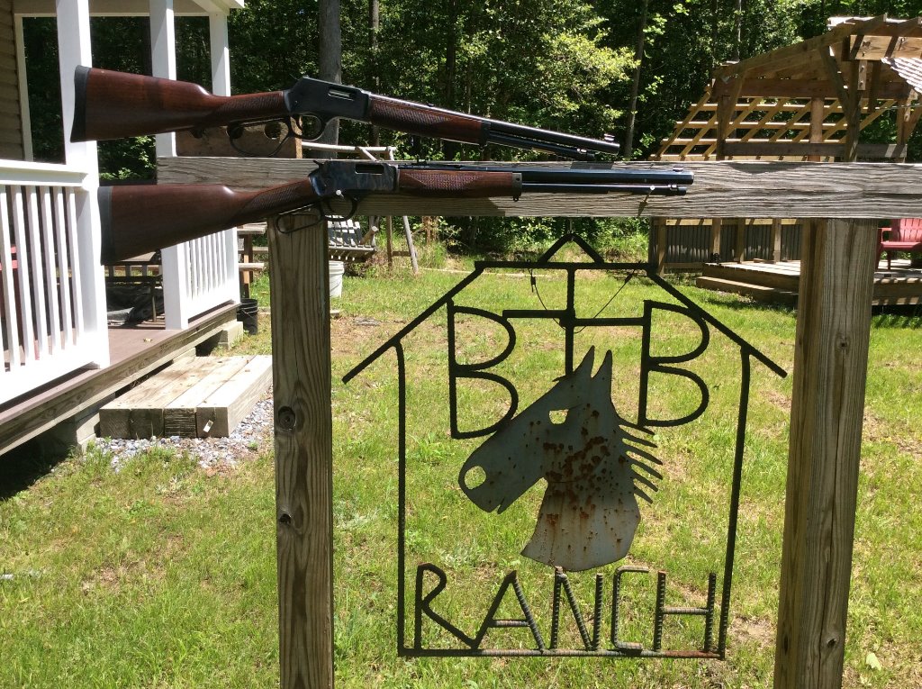 44 and 357 Henrys at the ranch.jpg