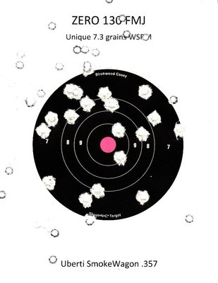 Uberti SmokeWagon .357 at 25 Feet
