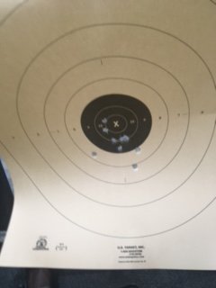 First ten @ 25 yds off hand