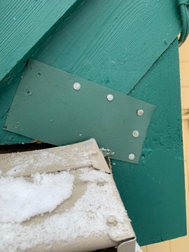 Plate over the hole. Chew this you sob.