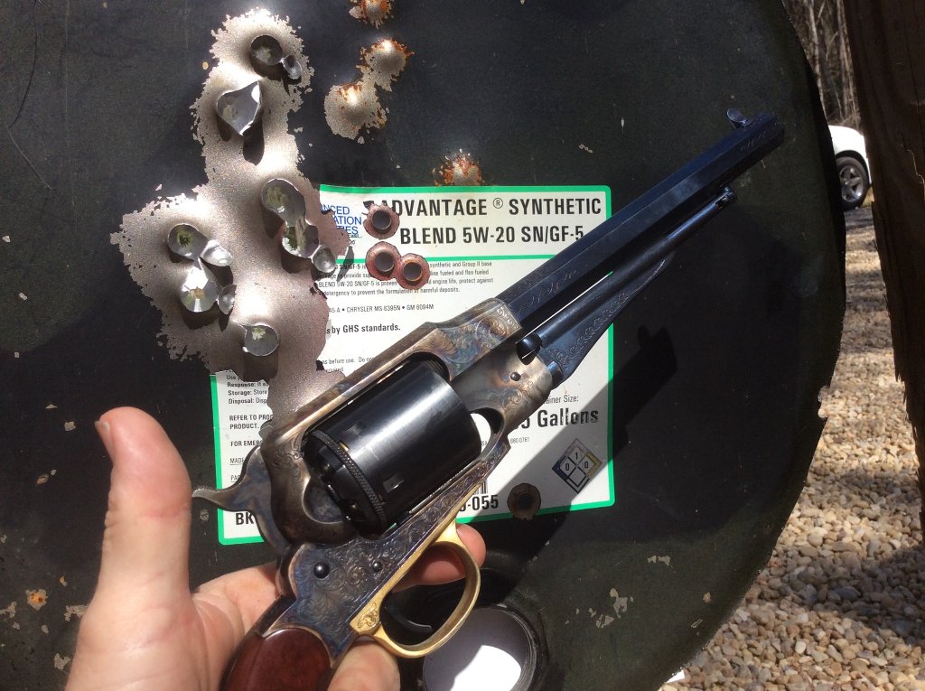 backside of target  holes to left and why they call it a 45.jpg