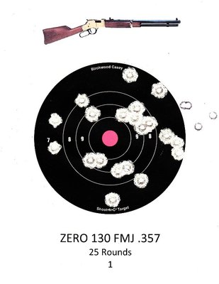 Henry Big Boy - 25 rounds @ 75 feet