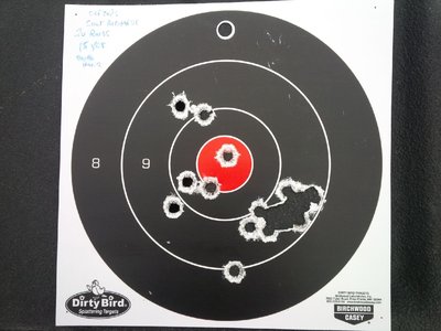 Colt Richards Revolver 15 yds