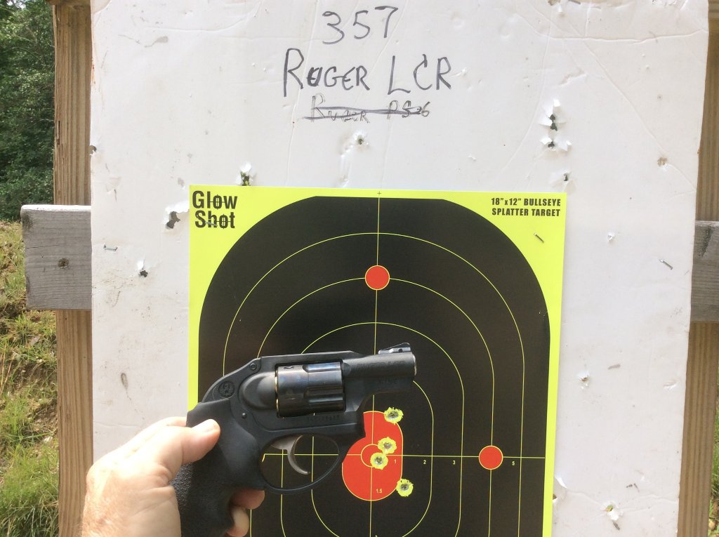lcr 357  shots with 158 gr 38 special +p load 7 yds.jpg