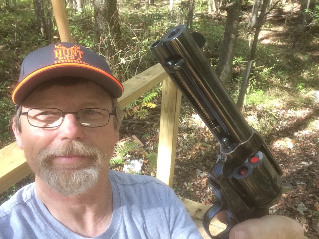 down at the creek with the cimarron 357  six shooter.jpg