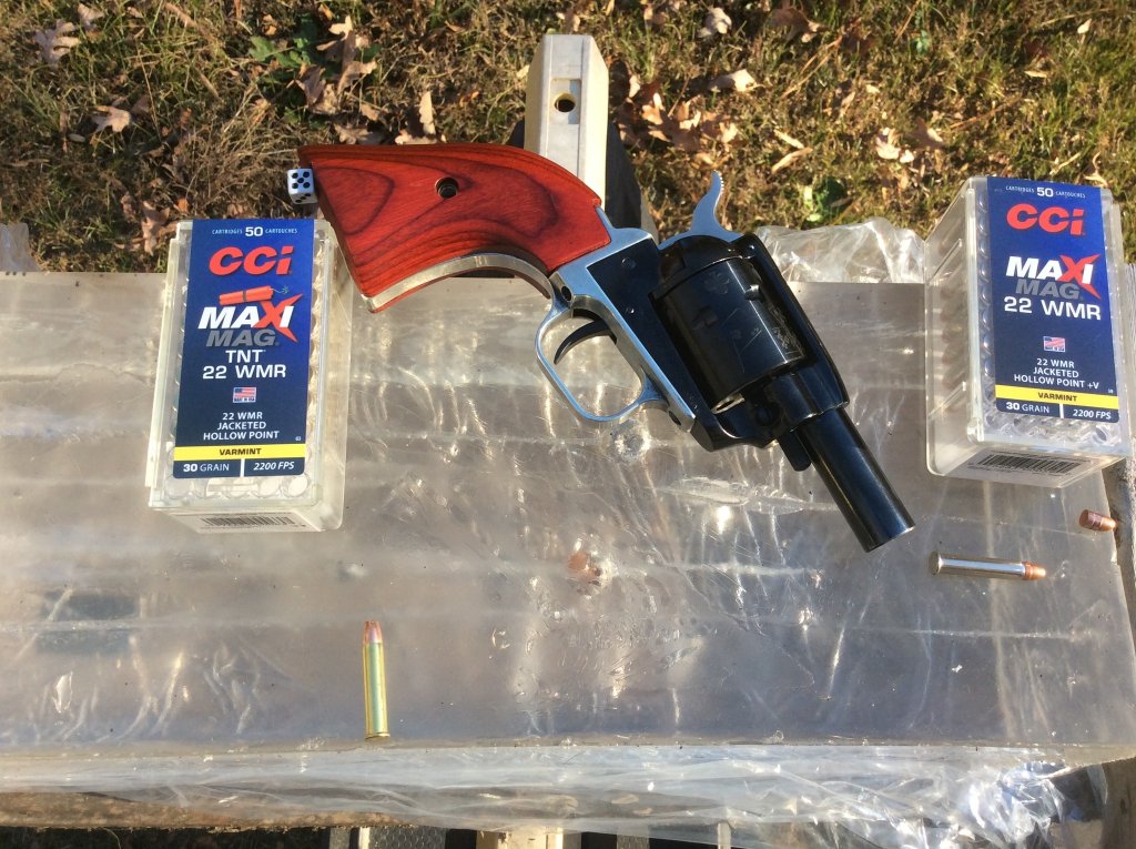 22 mag ammo tested   the Maxi Mag work better than the TNT.jpg