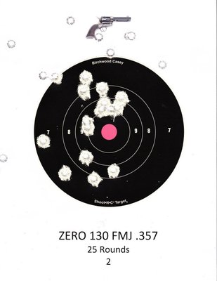 Uberti SmokeWagon @ 25 ft. Target 2