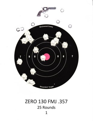 Uberti SmokeWagon @ 25 ft. Target 1