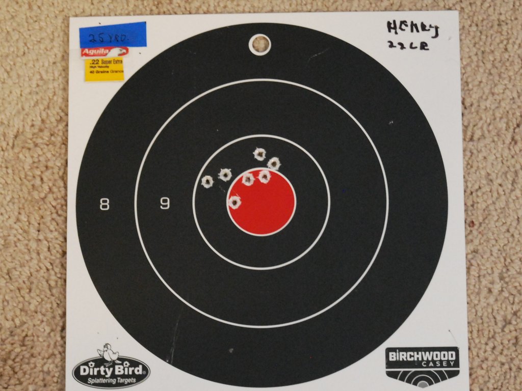 Target at 25 yards