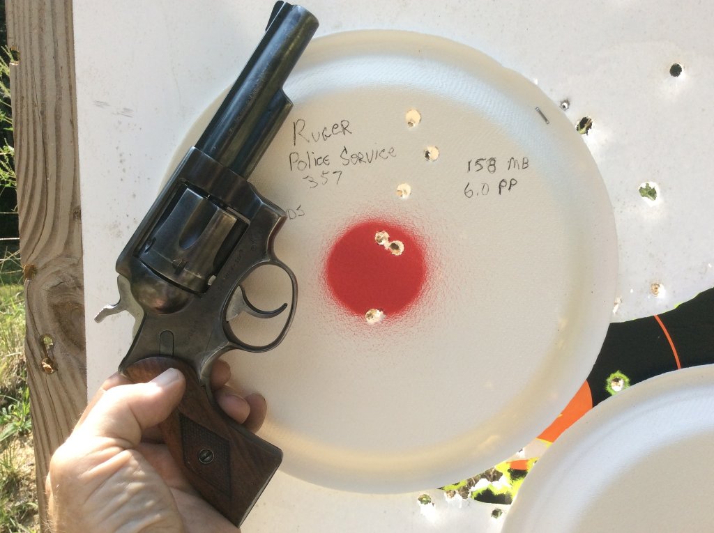 old ruger police service revolver shoots well.jpg