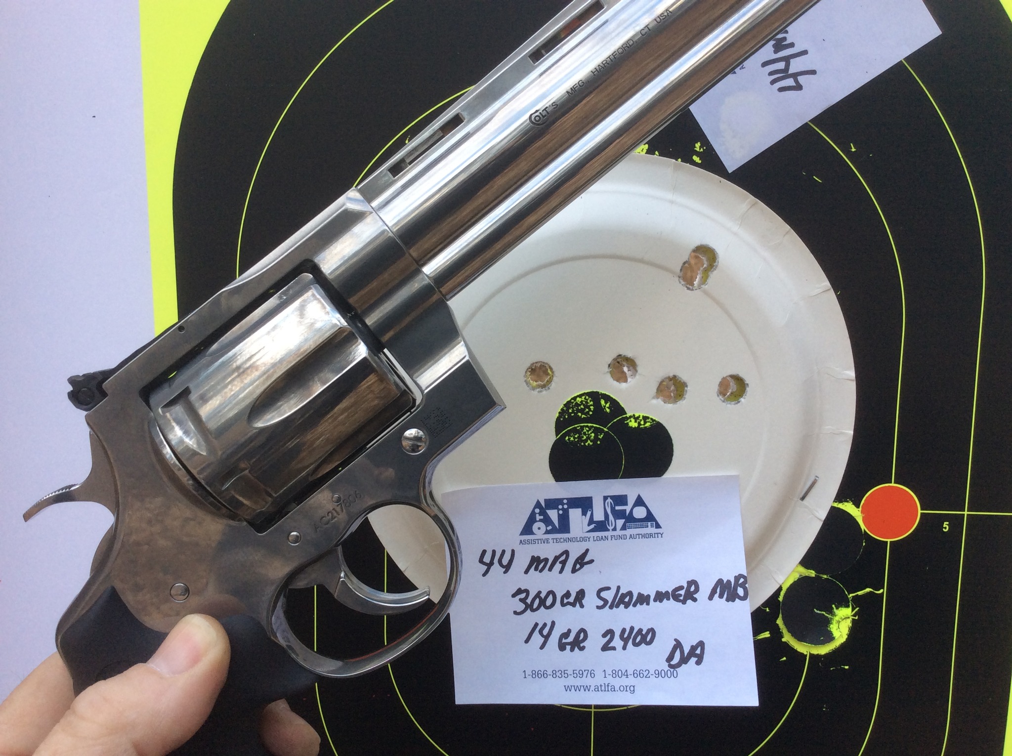 the Slammers hit where wanted but not a tight group.jpg