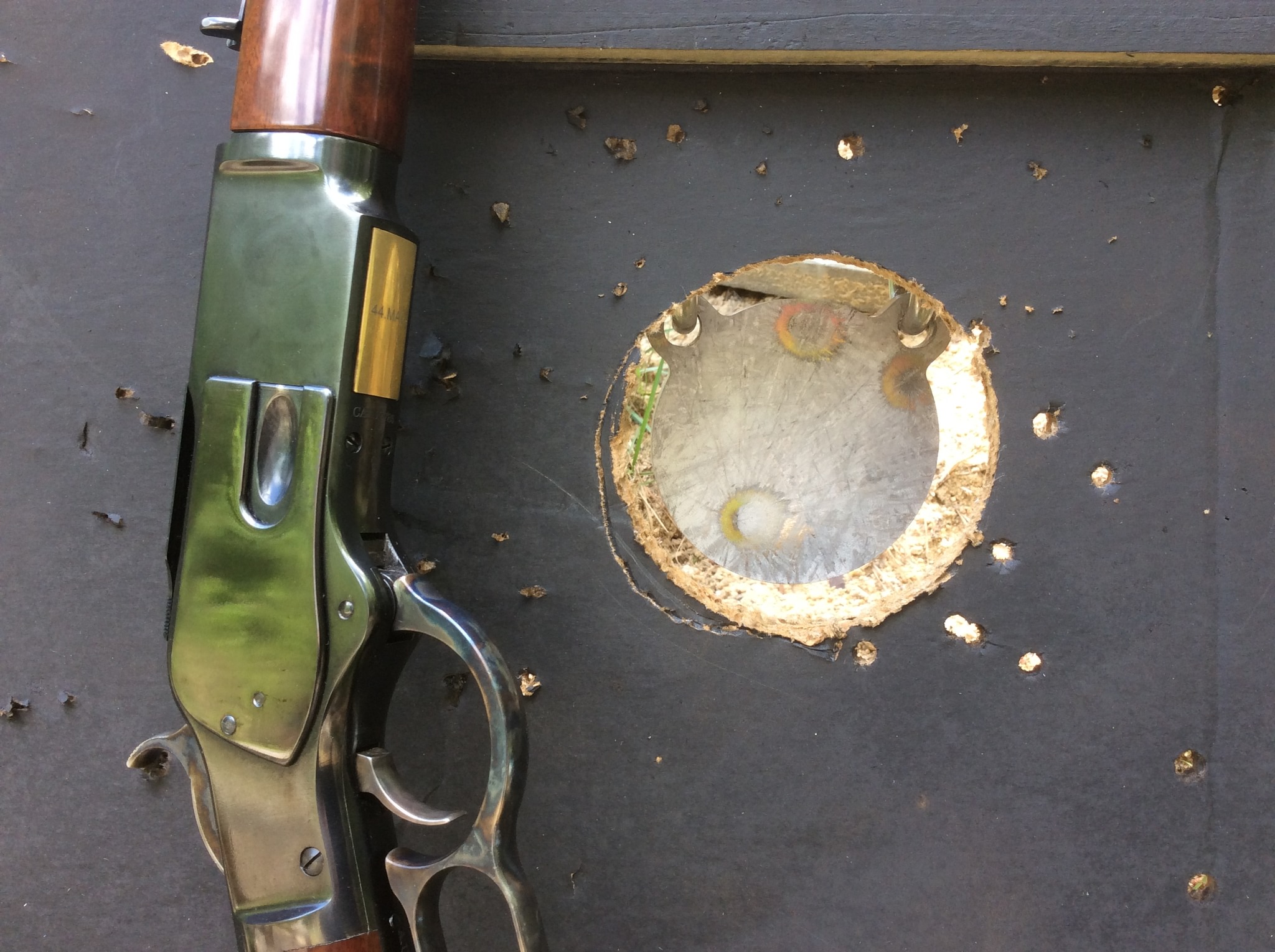 3 good hits on the 4 inch steel from 45 yds   300gr.jpg