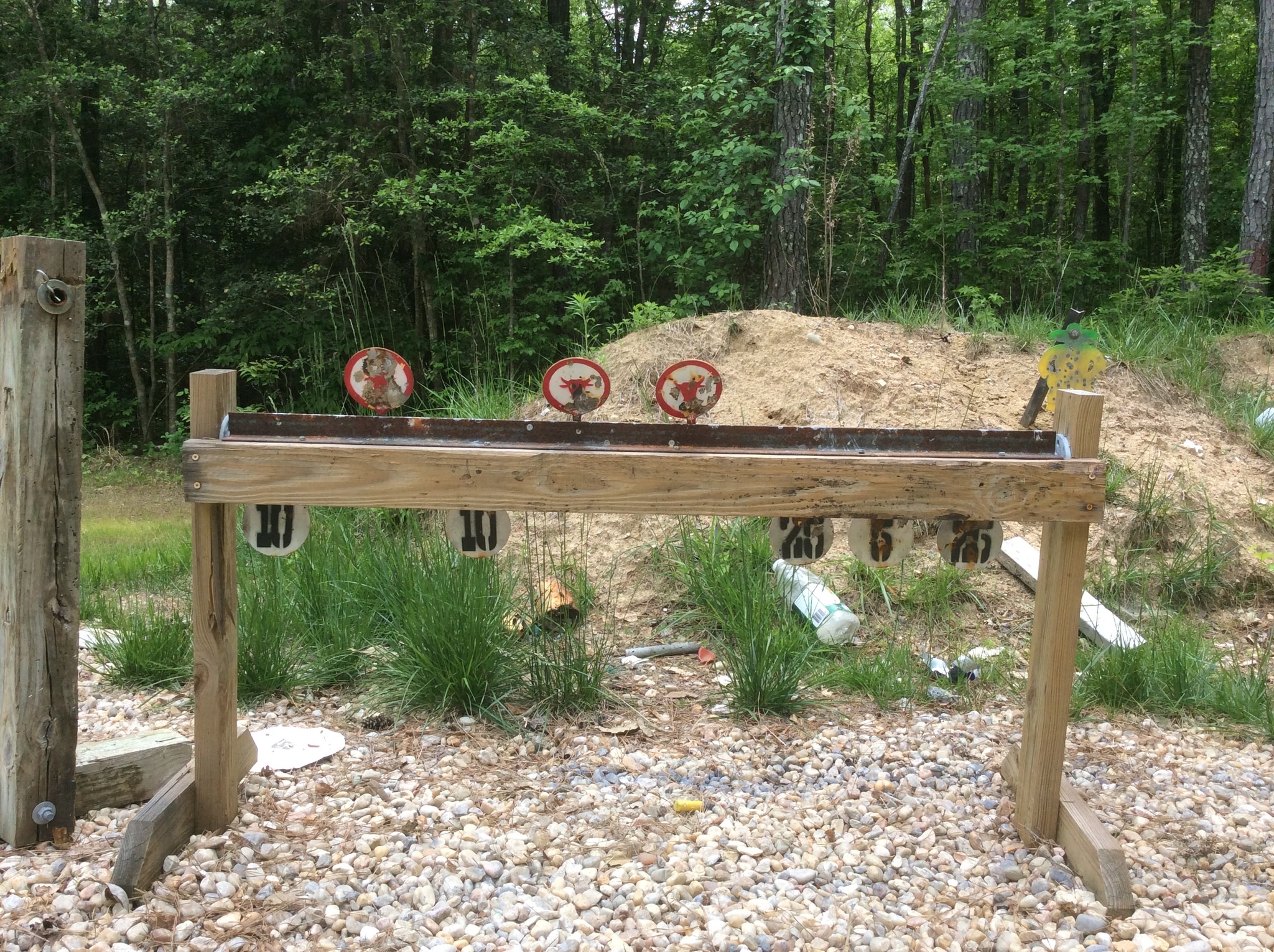 the Bulls Eye Saloon chip rack    Take your shots and win some money.jpg