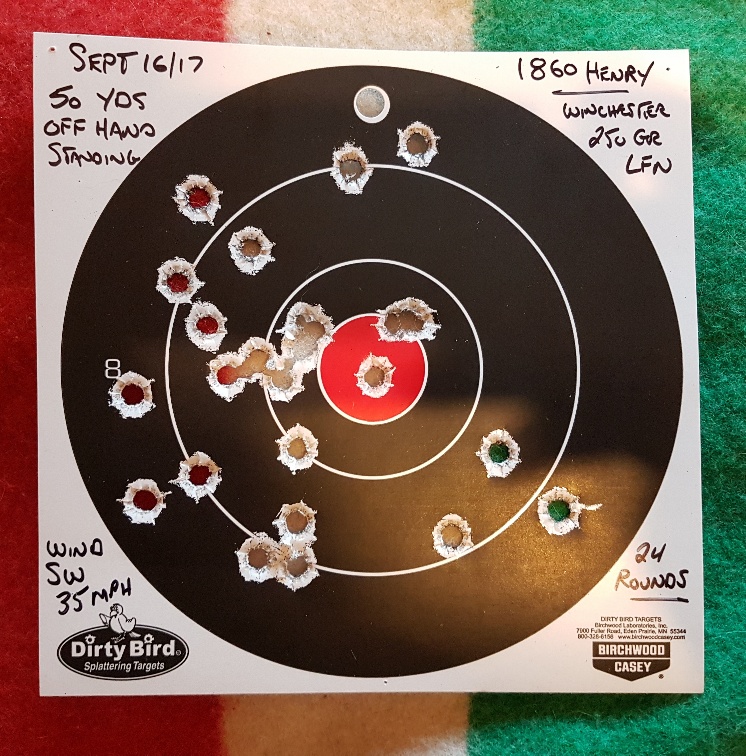 50 yds off hand standing