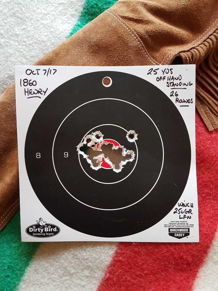 25 yds off hand standing