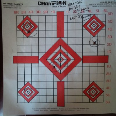 100 yd off hand