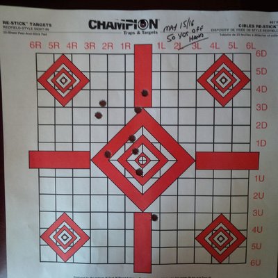 50 yd off hand